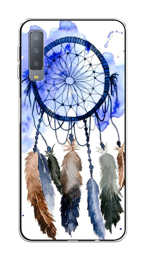 

Чехол на Samsung Galaxy A7 2018 "Ловец снов 1", Коричневый;синий, 26750-1