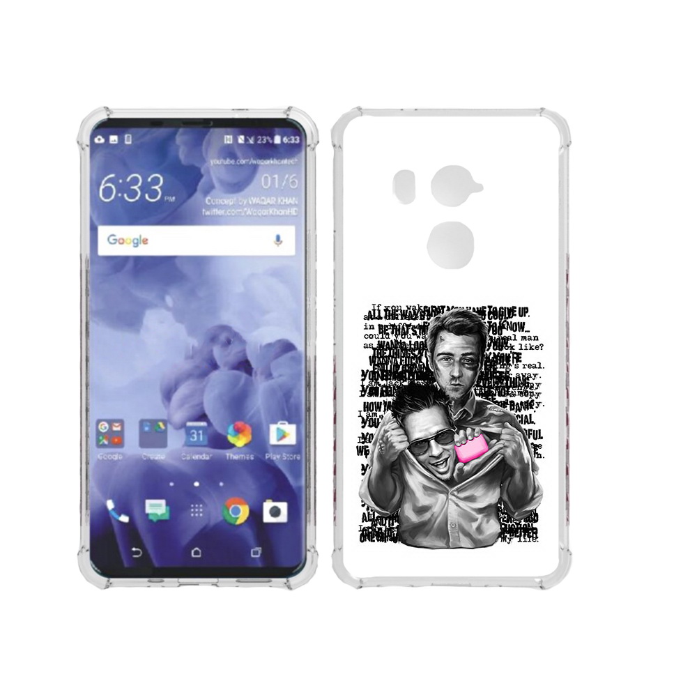 

Чехол MyPads Tocco для HTC U11 Plus бойцовский клуб, Прозрачный, Tocco