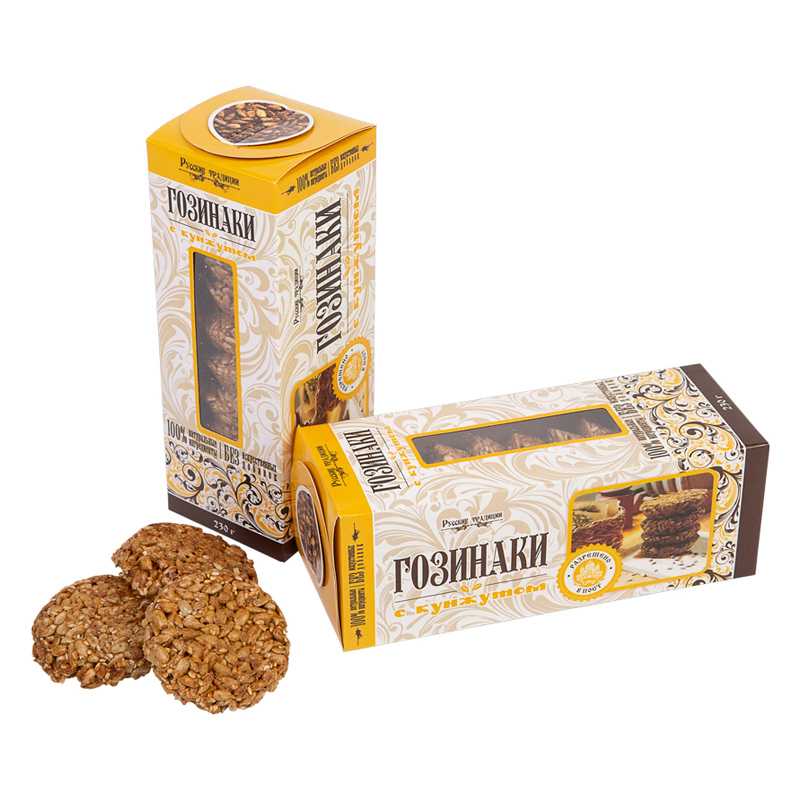 

Гозинаки Русские традиции круглые с Кунжутом, 230 г