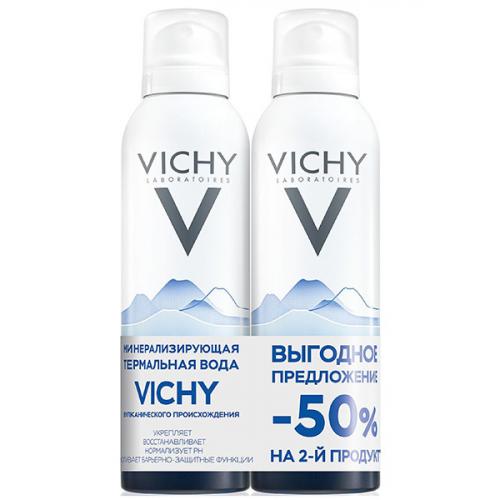 Набор Vichy вода + вода Vichy SPA термальная вуланическая 2*150мл