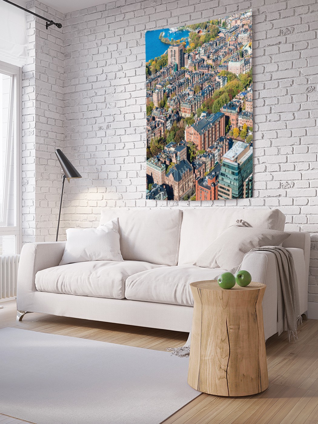 

Вертикальное фотопанно на стену JoyArty Крыши большого города 150x200 см, Крыши большого города