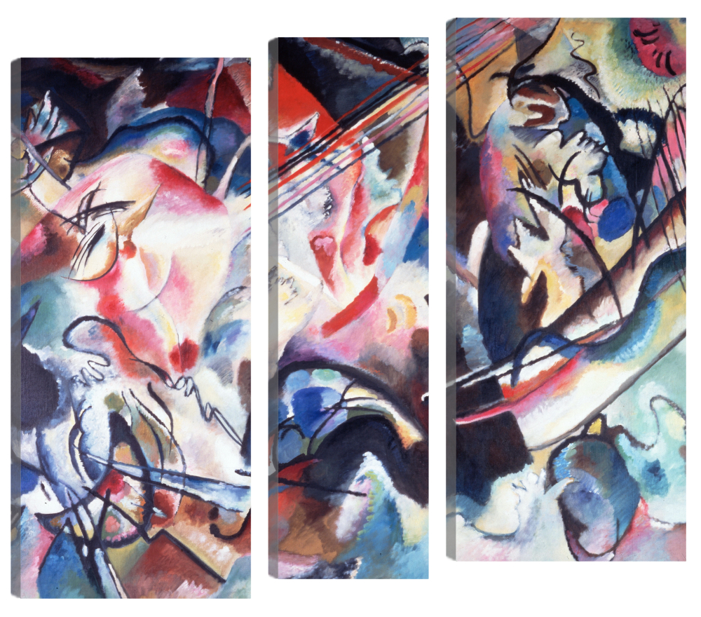 

Большая модульная картина Композиция-vi-картина. PR-1215 133x109см