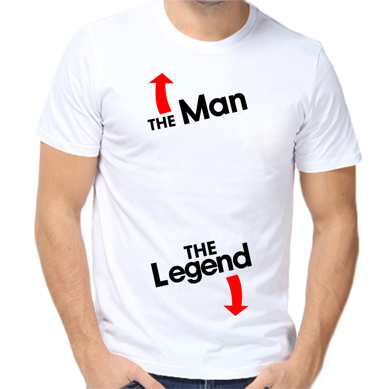 

Футболка мужская белая 58 р-р the man the legend, Белый, fm_the_man_the_legend