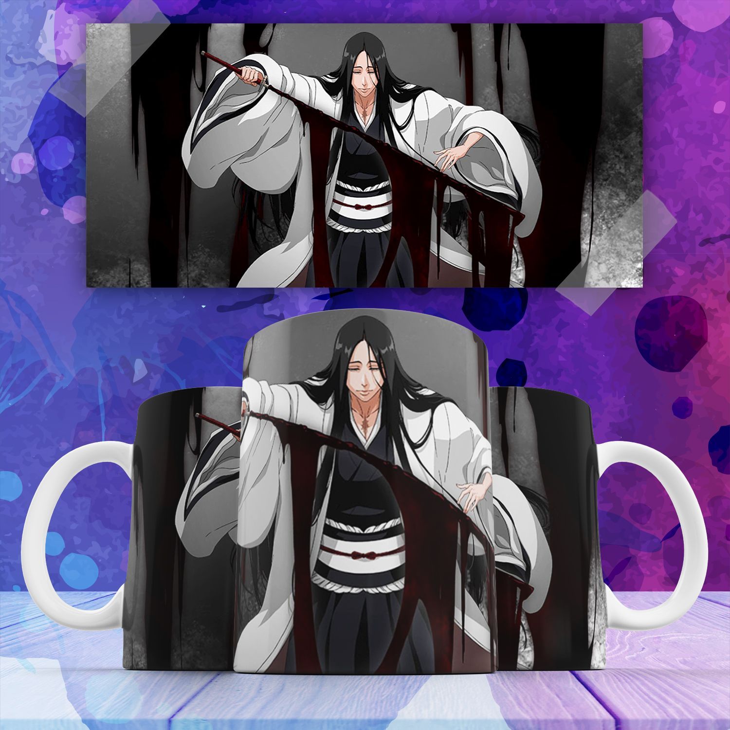 

Кружка аниме блич bleach унохана 330 мл