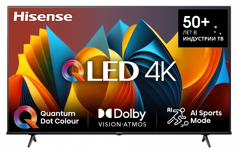 

Телевизор HISENSE 50E7NQ RU, 50"(127 см), UHD 4K, Черный, 50E7NQ RU