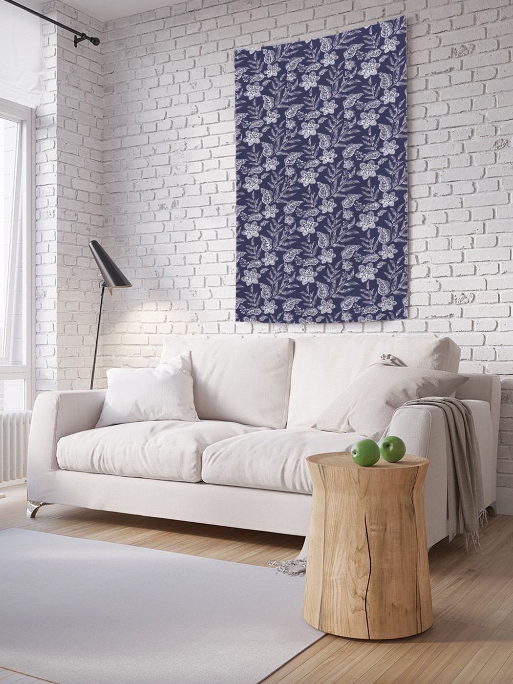 

Вертикальное фотопанно на стену JoyArty Меловые цветы 150x200 см, Меловые цветы