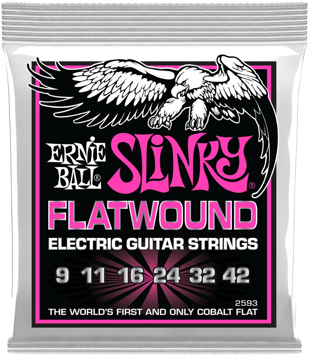 

ERNIE BALL 2593 Slinky Flatwound Super 9-42 - Струны для электрогитары