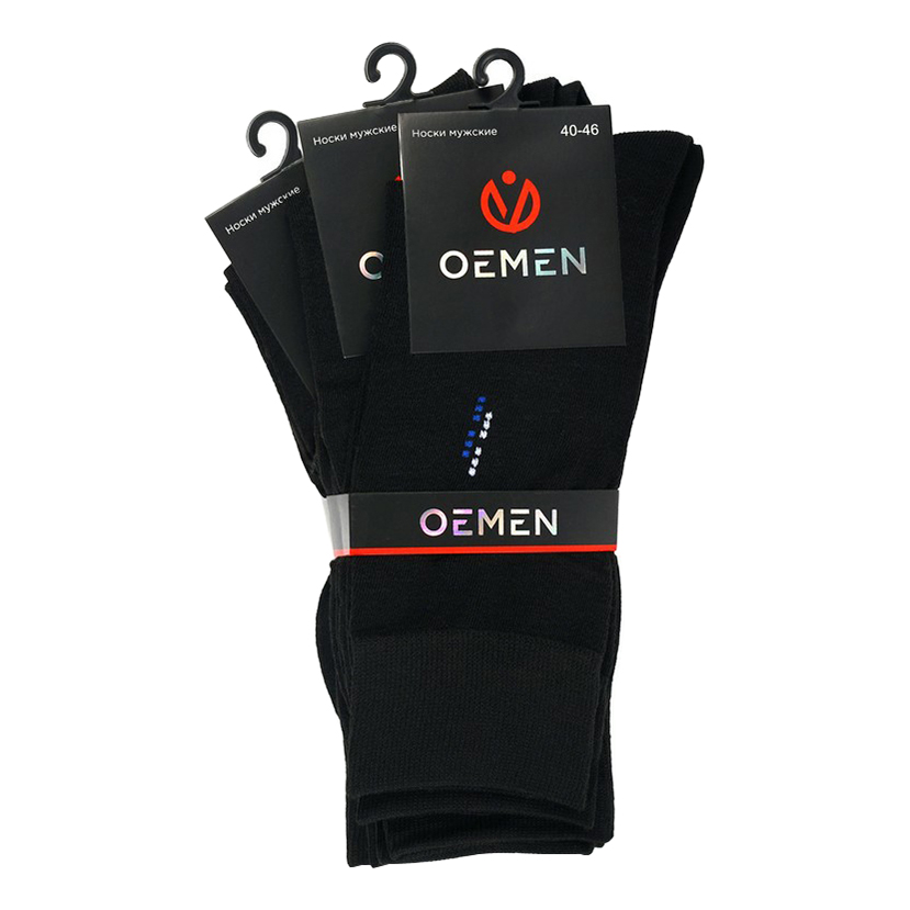 

Комплект носков мужских Oemen черных 40-46