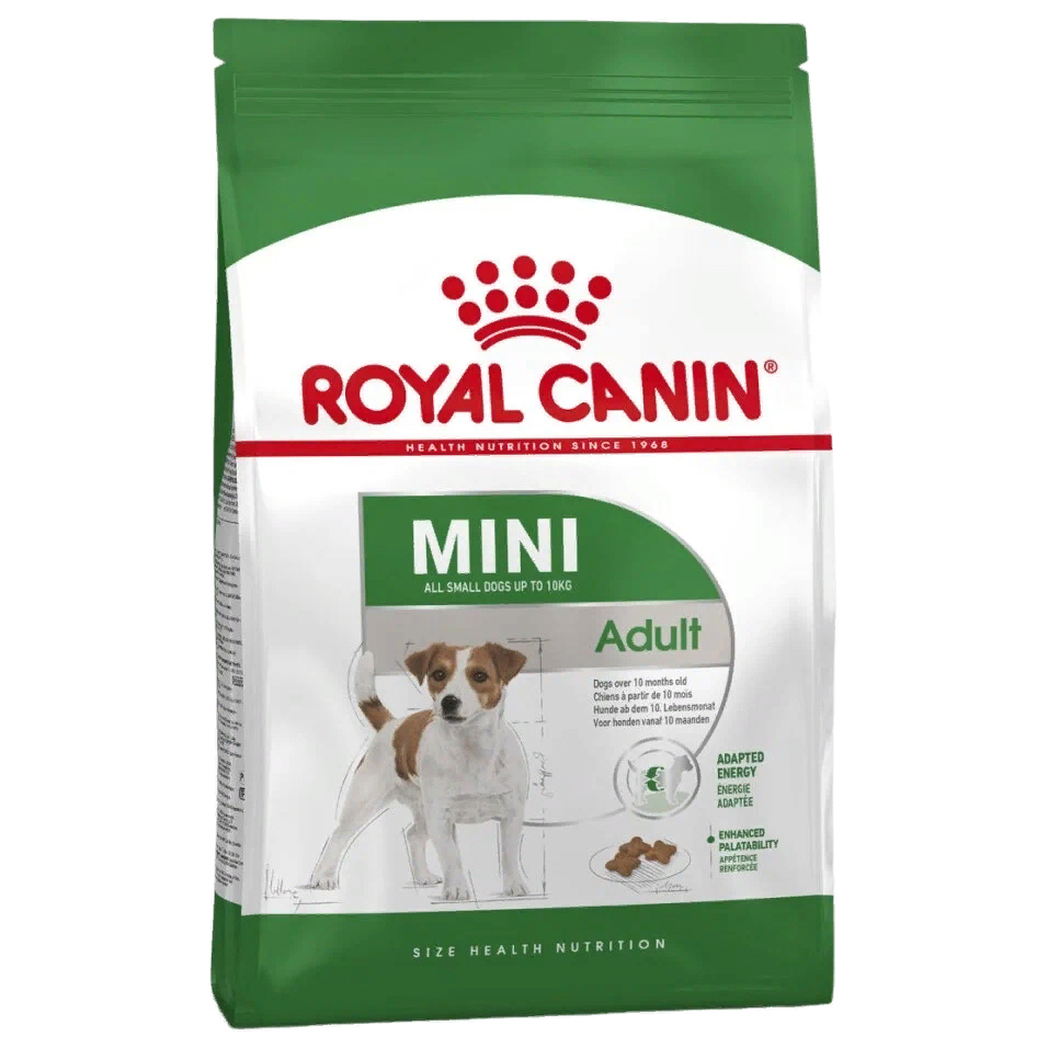 

Сухой корм для собак ROYAL CANIN Adult Mini, для мелких пород, птица, рис, 0,8кг, Adult Mini