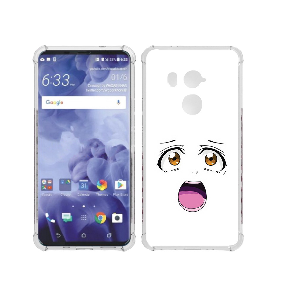 

Чехол MyPads Tocco для HTC U11 Plus аниме лицо, Прозрачный, Tocco