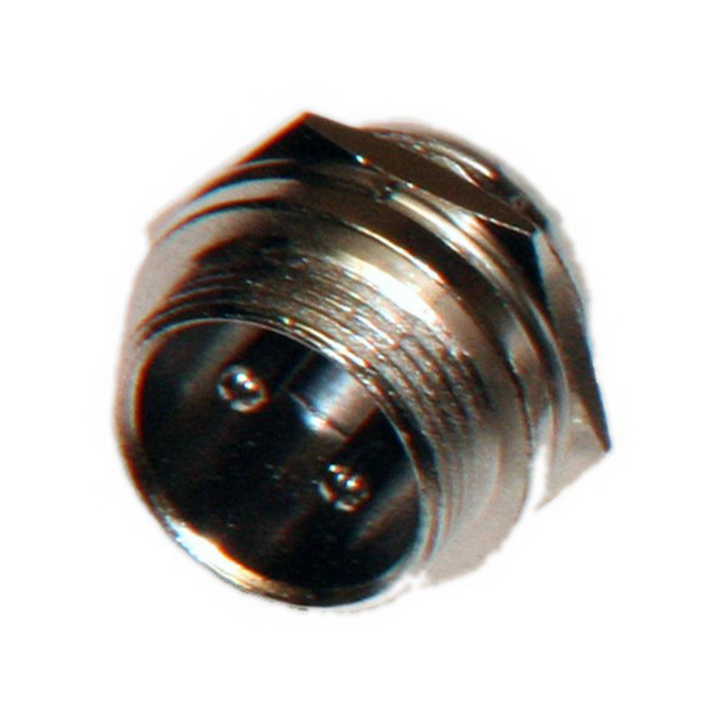 

Разъем MIC16 2P Pro Legend PL2206, Стальной, PL2206