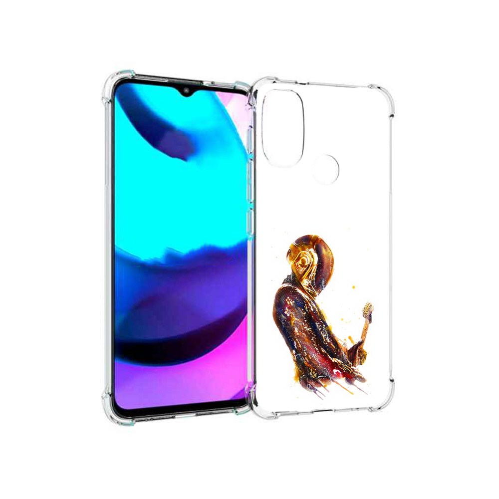 

Чехол MyPads Tocco для Motorola Moto E20 космо-музыкант (PT162039.356.393), Прозрачный, Tocco