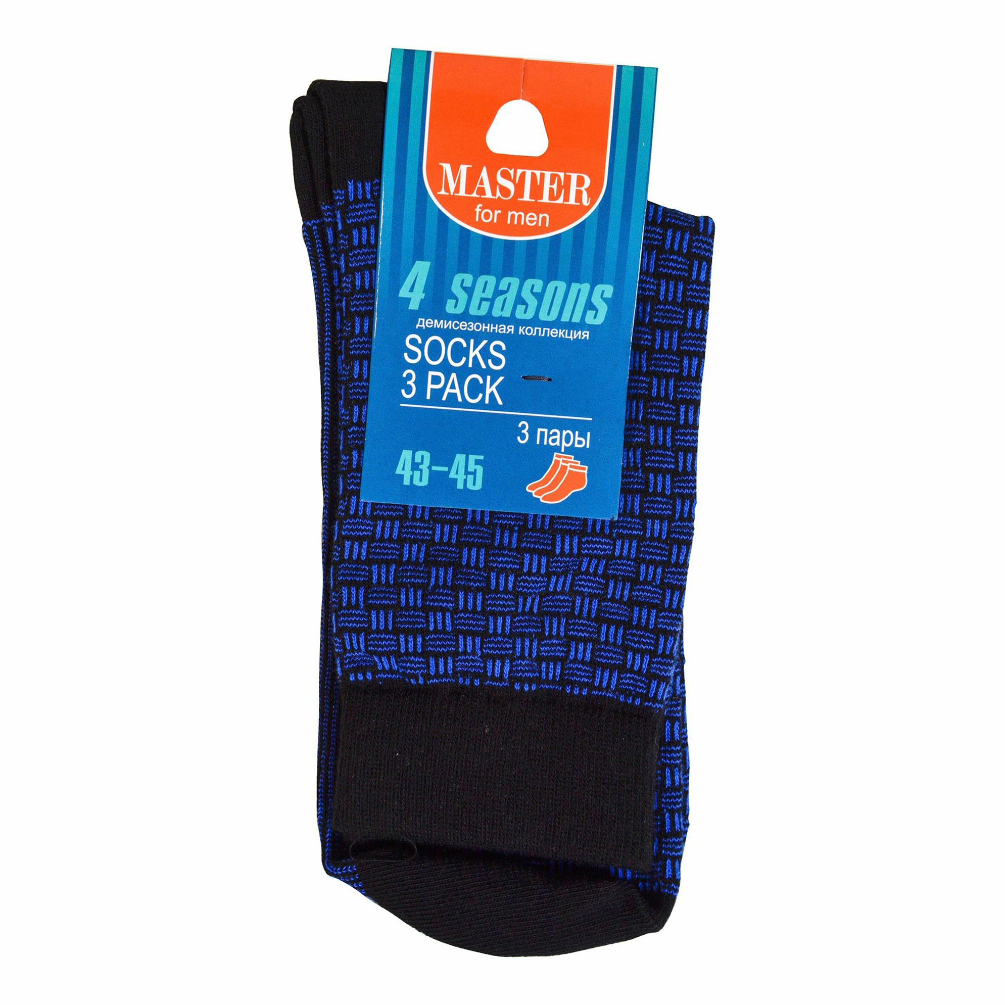 фото Носки мужские master socks разноцветные 43-45