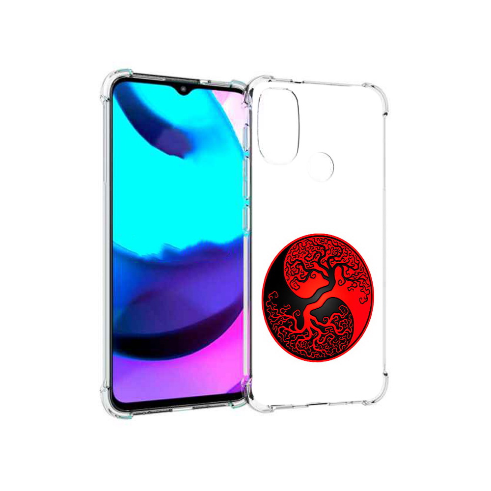

Чехол MyPads Tocco для Motorola Moto E20 инь янь дерево (PT162039.356.379), Прозрачный, Tocco