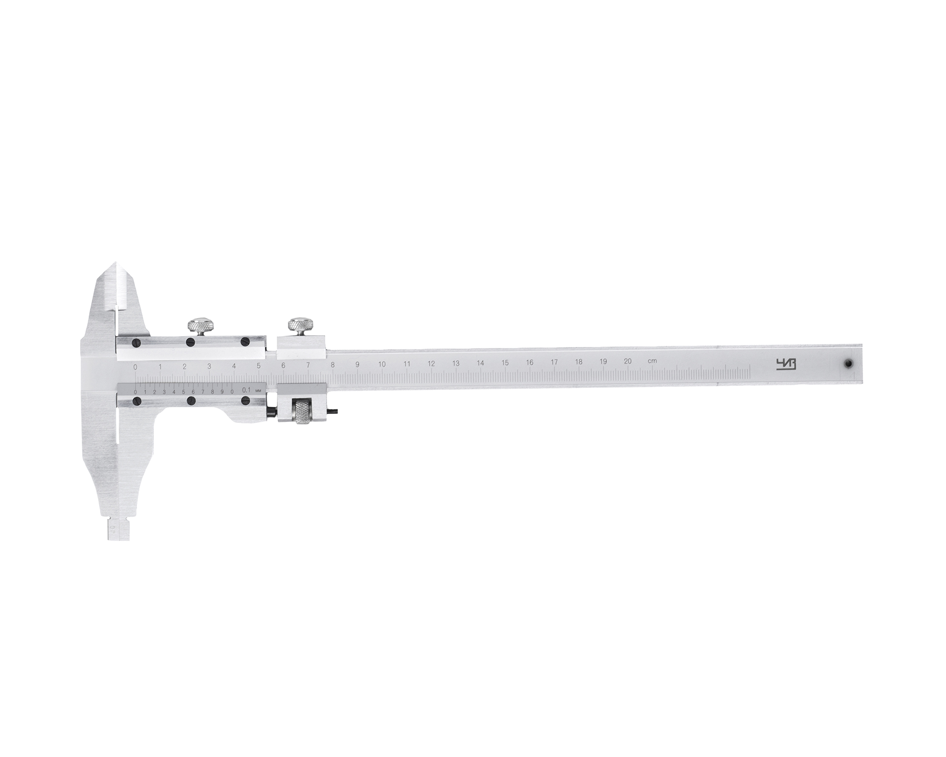 Штангенциркуль ШЦ-2- 200 0.1 губ.60мм (ГРСИ №72189-18) ЧИЗ