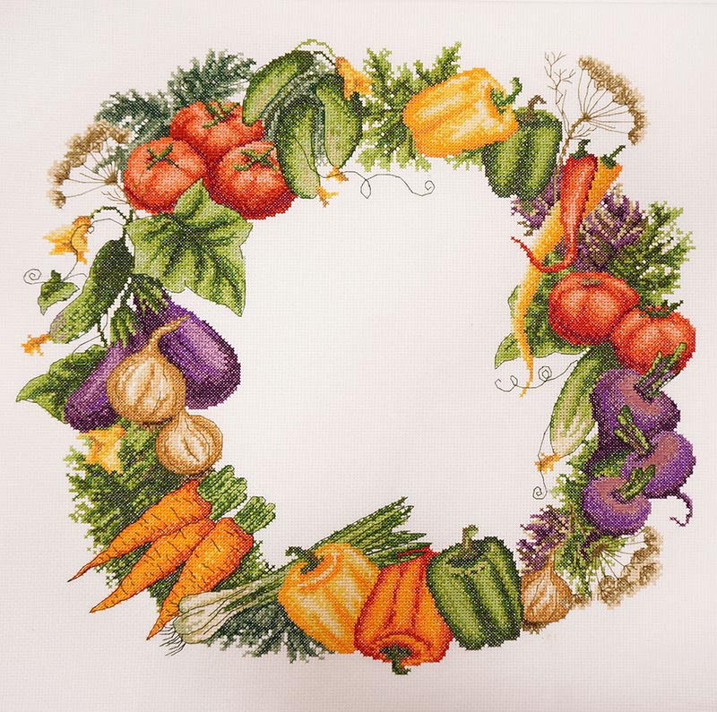 фото Набор для вышивания марья искусница "овощное изобилие", арт.06.002.59