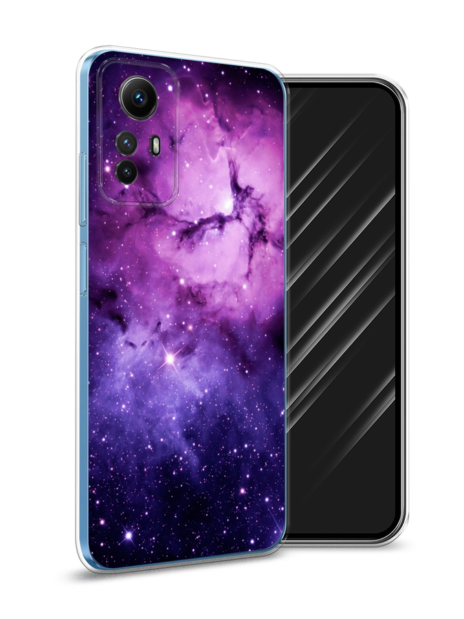 

Чехол Awog на Xiaomi Redmi Note 12S "Космос 18", Фиолетовый;черный;белый, 318950-4