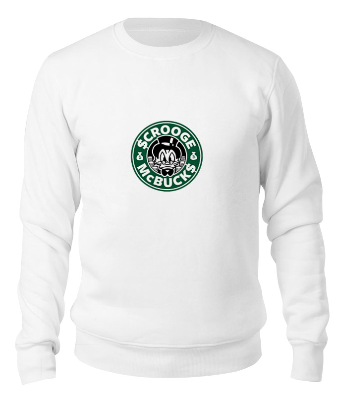 

Свитшот унисекс Printio Scrooge mcbucks (starbucks) белый S, Scrooge mcbucks (starbucks)