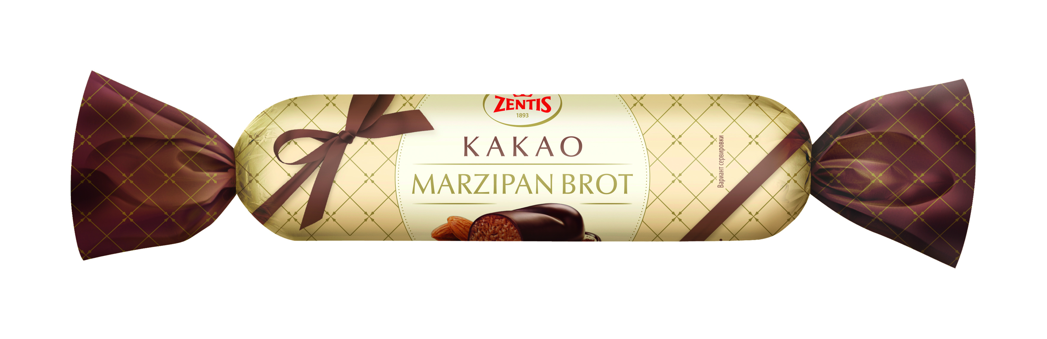 Марципан буханка Zentis с какао 100 г 382₽