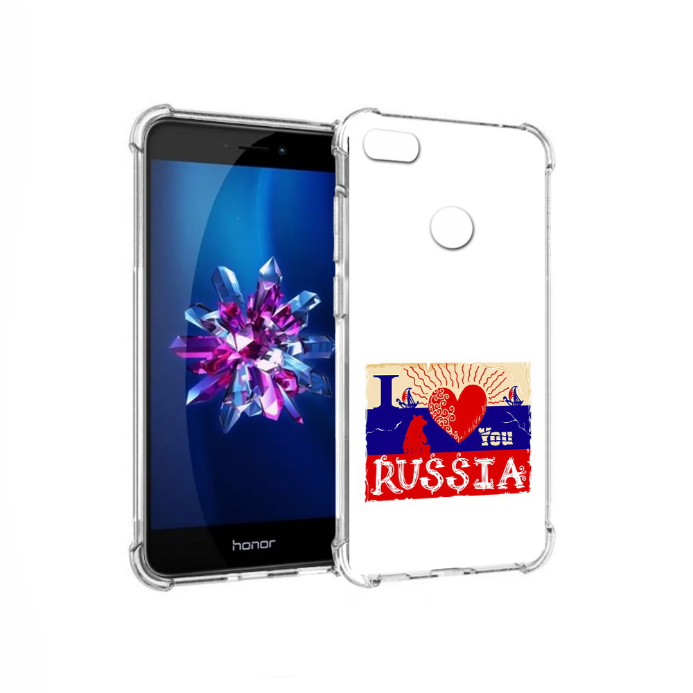 

Чехол MyPads Tocco для Honor 8 Lite Люблю Россию (PT62584.26.112), Прозрачный, Tocco