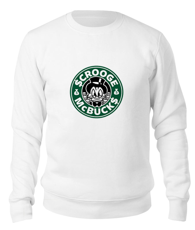 

Свитшот унисекс Printio Scrooge mcbucks (starbucks) белый S, Scrooge mcbucks (starbucks)