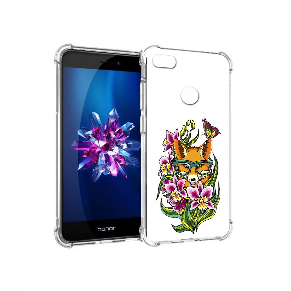 

Чехол MyPads Tocco для Honor 8 Lite Лиса в цветах (PT62584.26.108), Прозрачный, Tocco