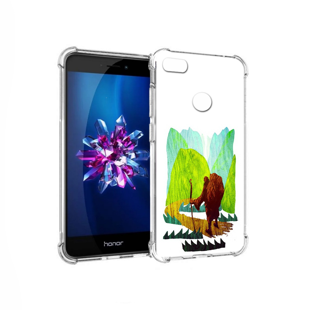 

Чехол MyPads Tocco для Honor 8 Lite Лесная тропа (PT62584.26.106), Прозрачный, Tocco