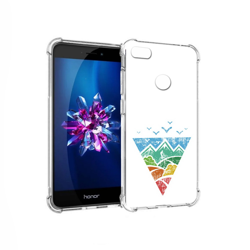 

Чехол MyPads Tocco для Honor 8 Lite Лес земля море чайки (PT62584.26.105), Прозрачный, Tocco
