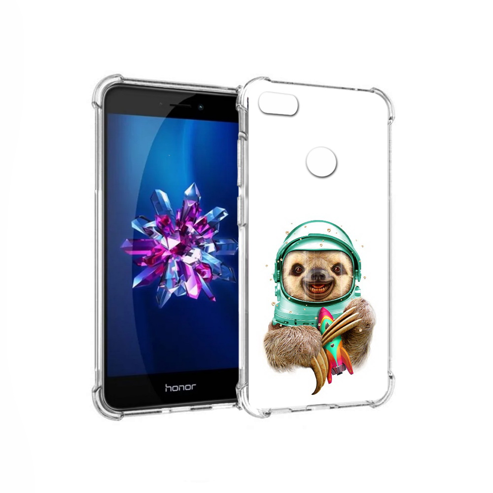 

Чехол MyPads Tocco для Honor 8 Lite Ленивец астронавт (PT62584.26.104), Прозрачный, Tocco