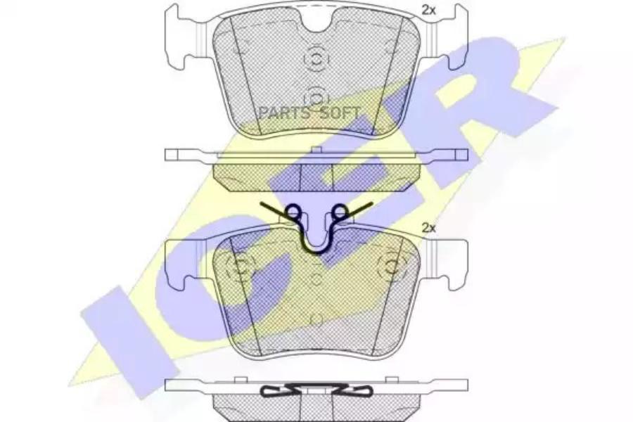 

Колодки Задние Jaguar/Land Rover/Volvo Icer 182232 Icer арт. 182232