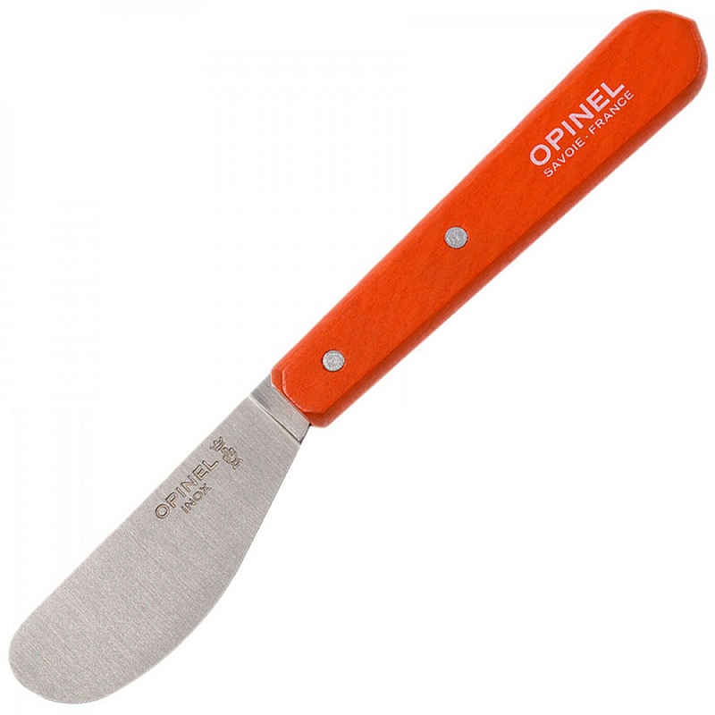фото Нож для масла opinel №117, нержавеющая сталь, блистер, оранжевый