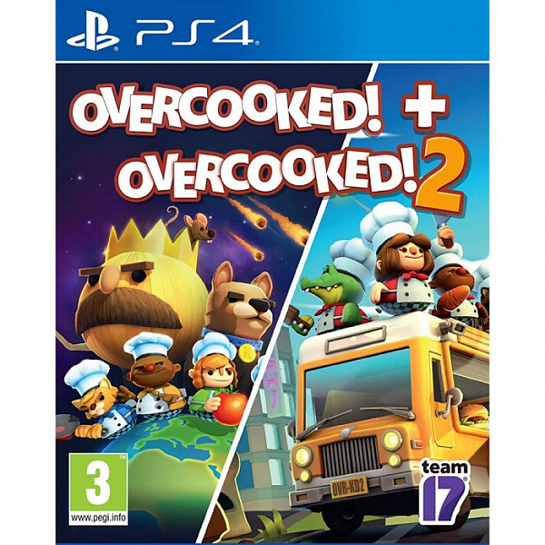 Игра Overcooked! - Double Pack (1+2) для PS4