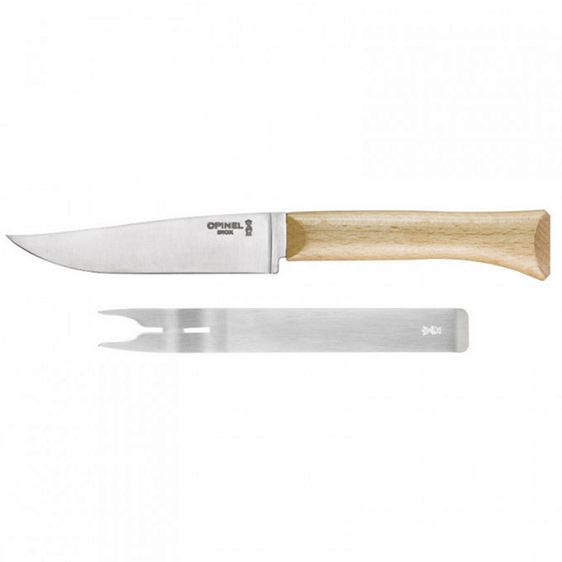 Набор ножей Opinel Cheese set (нож+ вилка), нержавеющая сталь