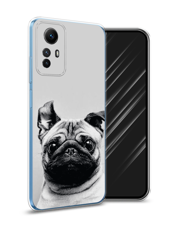 

Чехол Awog на Xiaomi Redmi Note 12S "Ушастый мопс", Серый, 318950-1