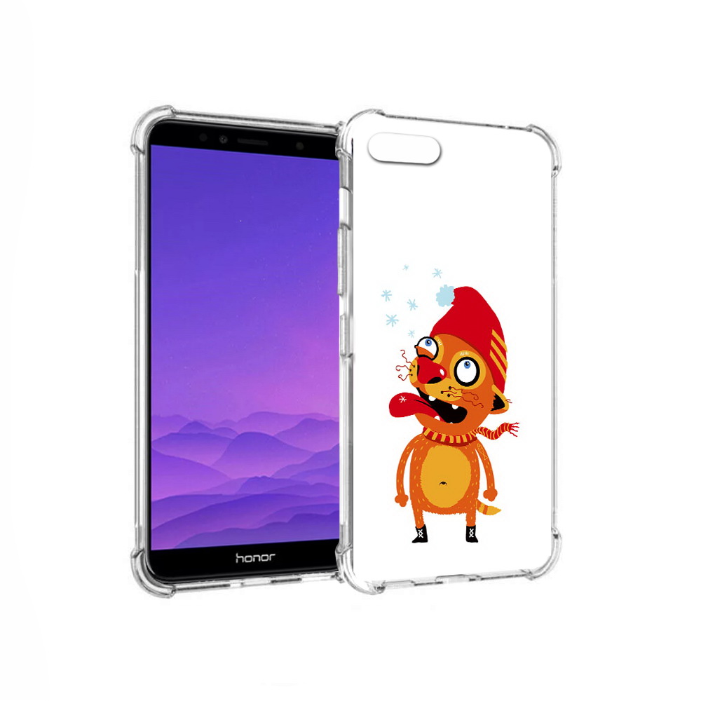 

Чехол MyPads Tocco для Honor 7A Зимний кот (PT111206.25.88), Прозрачный, Tocco