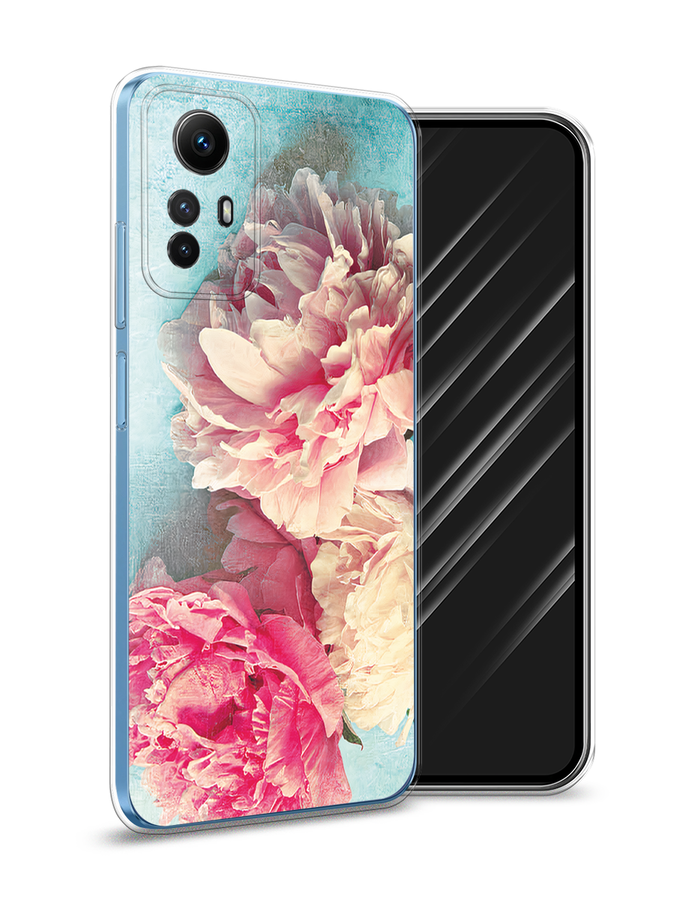 

Чехол Awog на Xiaomi Redmi Note 12S "Пионы new", Бирюзовый, 318950-8