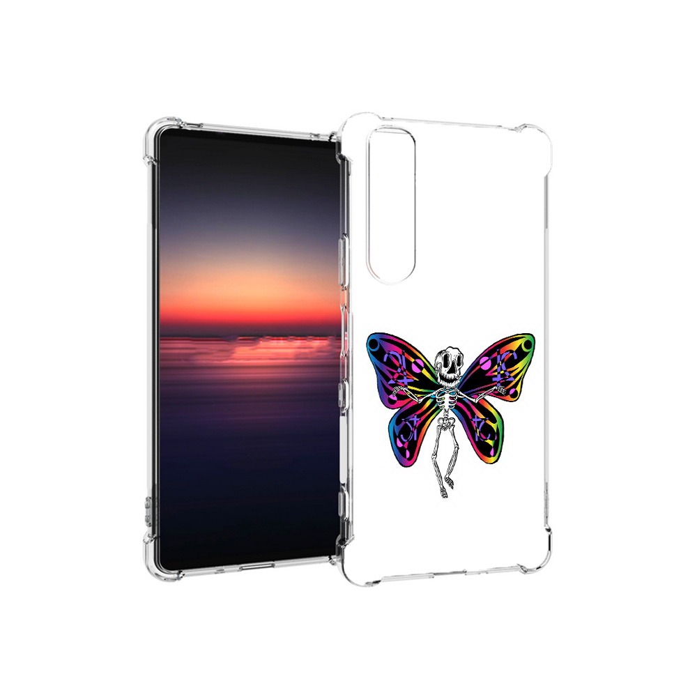

Чехол MyPads Tocco для Sony Xperia 1 III эффект бабочки (PT162368.229.701), Прозрачный, Tocco