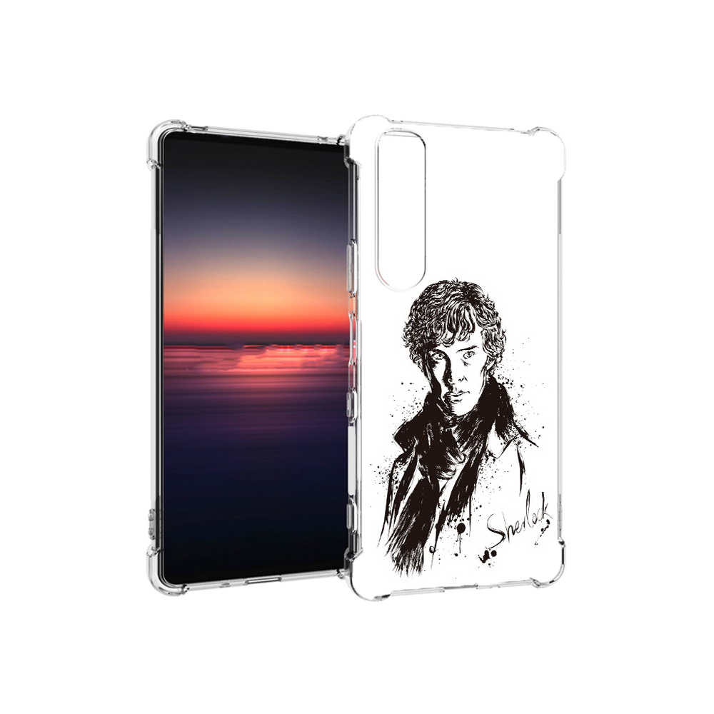 

Чехол MyPads Tocco для Sony Xperia 1 III шерлок холмс портрет (PT162368.229.698), Прозрачный, Tocco