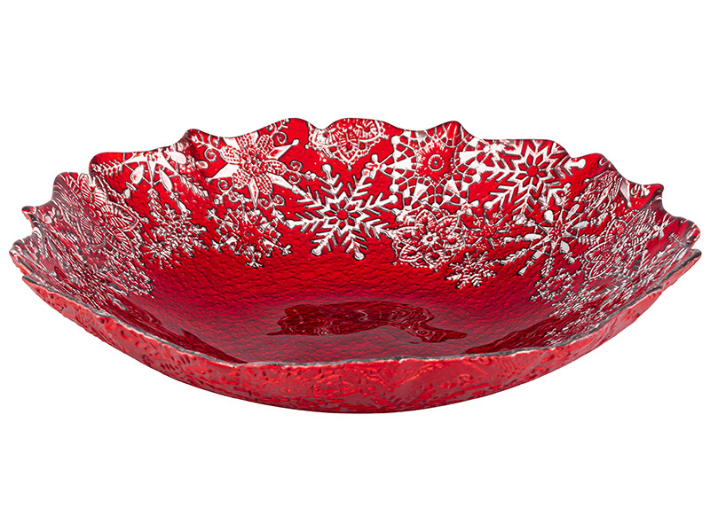 

Блюдо Elan Gallery Снежный танец 30x30x6cm Red 120841, Снежный танец