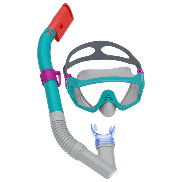 Bestway Набор для плавания Spark Wave Snorkel Mask (маска,трубка) от 14 лет, цвета микс 24