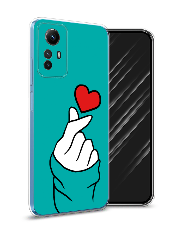 

Чехол Awog на Xiaomi Redmi Note 12S "Маленькое сердечко", Голубой;белый;красный, 318950-7