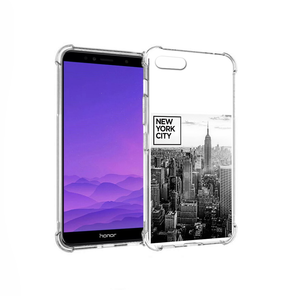 

Чехол MyPads Tocco для Honor 7A черно белый ньюерк (PT111206.25.686), Прозрачный, Tocco