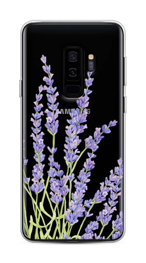 

Чехол на Samsung Galaxy S9 Plus "Лавандовые стебли", Фиолетовый;зеленый, 25850-1