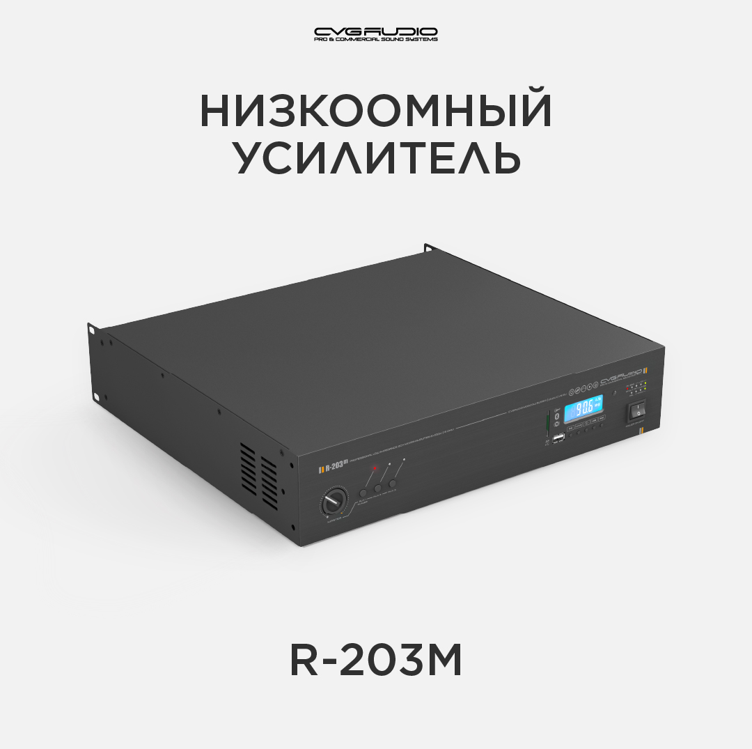 

Усилитель мощности CVGaudio R-203m, R-203m