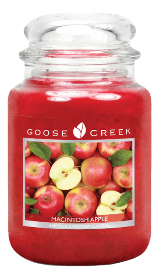 фото Ароматическая свеча goose creek macintosh apple (яблоко макинтош) 680г