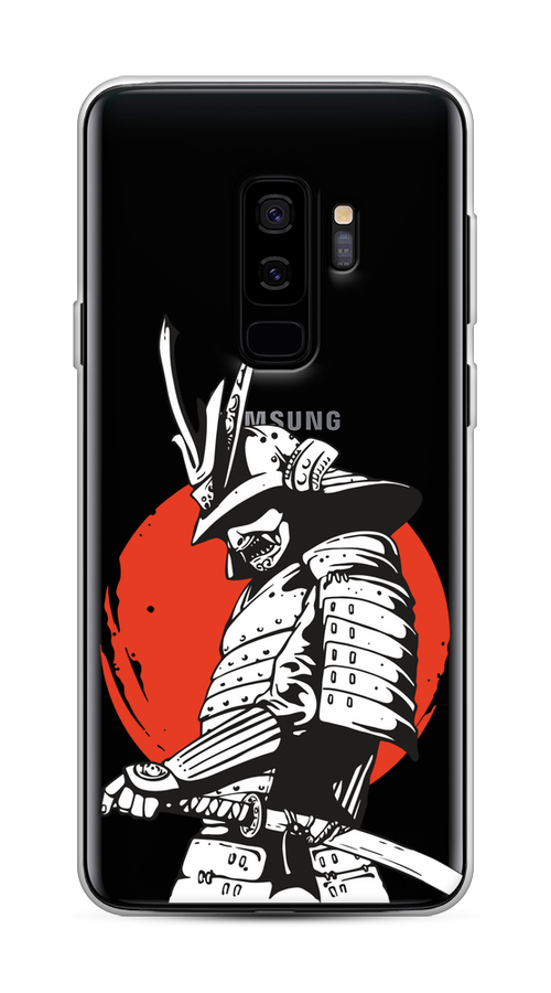 

Чехол на Samsung Galaxy S9 Plus "Самурай с катаной", Черный;красный;белый, 25850-1