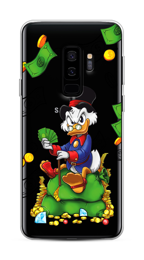 

Чехол на Samsung Galaxy S9 Plus "Scrooge Richness", Черный;синий;зеленый, 25850-1