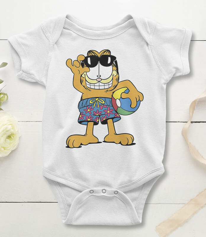 

Боди детское WILD CHILD Котик Гарфилд на отдыхе, цв.белый р.56, Котик Гарфилд на отдыхе