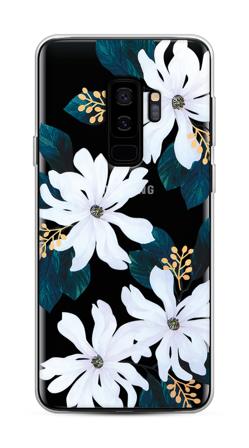 

Чехол на Samsung Galaxy S9 Plus "Delilah Flower", Зеленый;белый, 25850-1