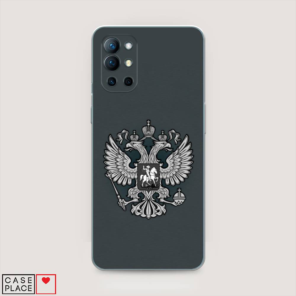 фото Чехол awog "герб россии серый" для oneplus 9r